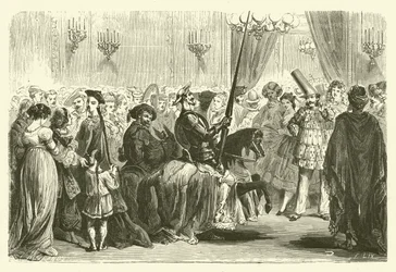 Maskenball der Grande Monde: Eintritt von Don Quixote