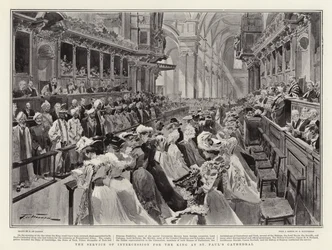 Der Fürbittgottesdienst für den König in der St. Paul