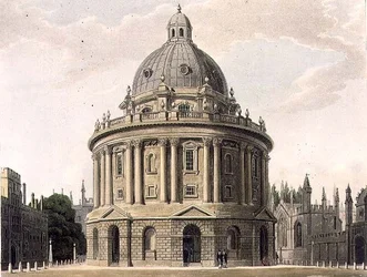 Die Radcliffe-Bibliothek, Illustration aus der 