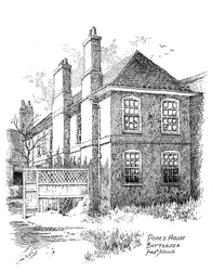 Haus von Alexander Pope, Battersea, London, 1912
