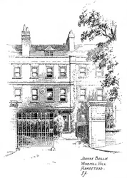Joanna Baillies Haus, Windmill Hill, Hampstead, London, 1912
