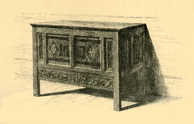 Eichentruhe, 1460-1480
