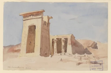 Der Tempel von Dendur, zeigt den Pylon