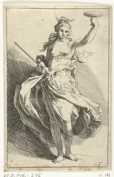 Frau mit Kelch und Zepter