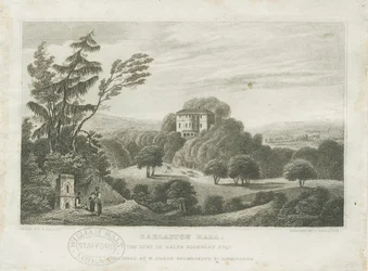 Barlaston Hall: Gravur