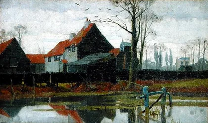 Bauerngebäude, ca. 1889
