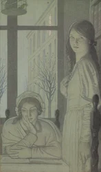 Innenraum - Abend, 1915