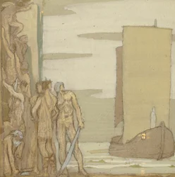 Die Landung des Heiligen Patrick in Irland