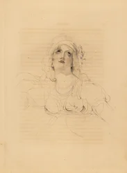 Porträt von Lady Emma Hamilton, Geliebte von Horatio Nelson