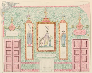 Wanderhöhung, wahrscheinlich für den Bankettsaal, Royal Pavilion, Brighton