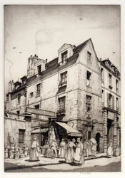 Kleiner französischer Markt
