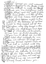 Brief von Oliver Cromwell an General Fairfax, 1646