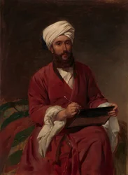 William Edward Dighton 1822-1853 in orientalischer Kleidung, ca. 1852-53