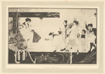Aubrey Beardsley: Geburtstag von Madame Sagalle