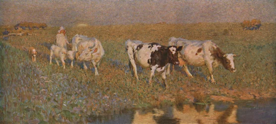 Der Trinkteich, ca. 1898, ca. 1930