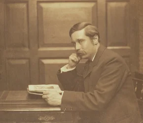 Porträtfotografie von Herbert George Wells (1866-1946) von Frederick Hollyer (1837-1933), 1903