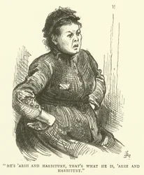 Eine Frau, die wütend ist, weil sie zu einem Treffen mit einem Schulbehördenbeamten vorgeladen wurde, weil sie ihren Sohn nicht zur Schule geschickt hat