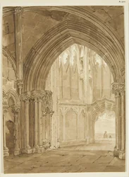 Innenansicht der Nordvorhalle der St. Mary Redcliffe
