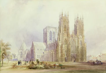 York Minster: Nordwestansicht