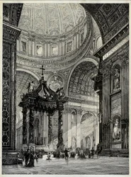 Petersdom, Rom, Italien, Innenansicht