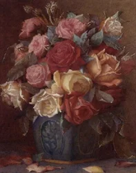 Rosen in einer Vase