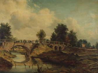 Die Brücke über den Fluss Stour