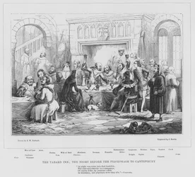 Das Tabard Inn, die Nacht vor der Pilgerreise nach Canterbury