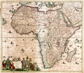 Karte von Afrika