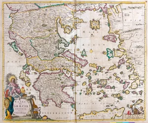 Karte von Griechenland