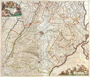 Karte von Utrecht (Niederlande)