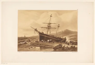 Gestrandetes Schiff