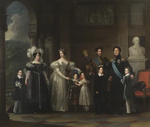 Die Familie Bernadotte, 1837