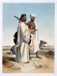 Die Ababda, Nomaden der östlichen Thebais-Wüste, 1848