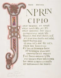 Illuminierte Seite mit Initiale I