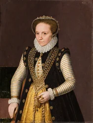 Porträt einer unbekannten französischen Adligen, 1560