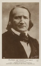 Alfred de Vigny (1797-1863), französischer Dichter und Schriftsteller