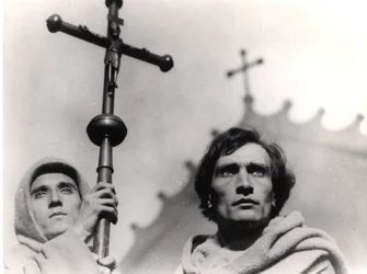 Antonin Artaud (1896-1948) im Film Die Passion der Jungfrau von Orléans von Carl Theodor Dreyer (1889-1968), 1928
