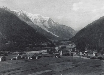 Argentieres und der Mont-Blanc