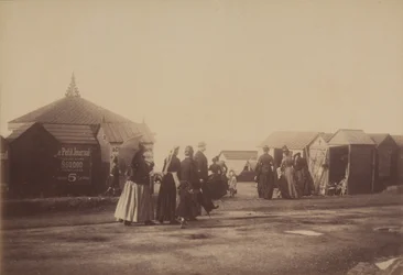 Badeanstalt in Villers-sur-Mer, Deauville, Frankreich
