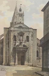 Bourg-Saint-Andéol, Kirche, Westfassade