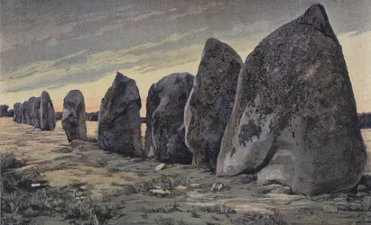 Carnac, Steinreihen von Kerlescan