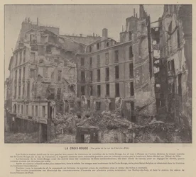 Die Kommune von Paris, Das Rote Kreuz, Blick von der Rue du Cherche-Midi