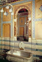 La Paivas Badezimmer im Hotel de Paiva