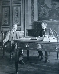 Lloyd George und Aristide Briand, 1916