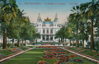 Monte-Carlo. Die Gärten und das Casino