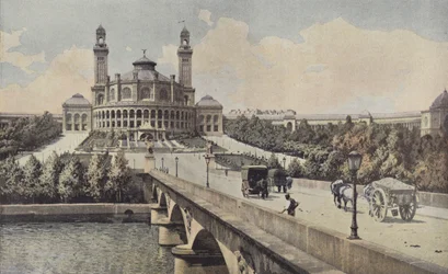 Paris, Blick auf den Palais du Trocadéro