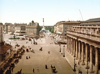 Place de la Comédie, Bordeaux, 1890-1900