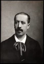 Porträt von Charles Marie Jean Albert Widor (1844-1937), französischer Organist, Komponist und Lehrer