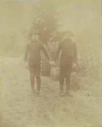 Porträt von Michel Monet und Jean-Pierre Hoschede