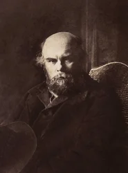 Porträt von Paul Verlaine (1844-1896), französischer Dichter.